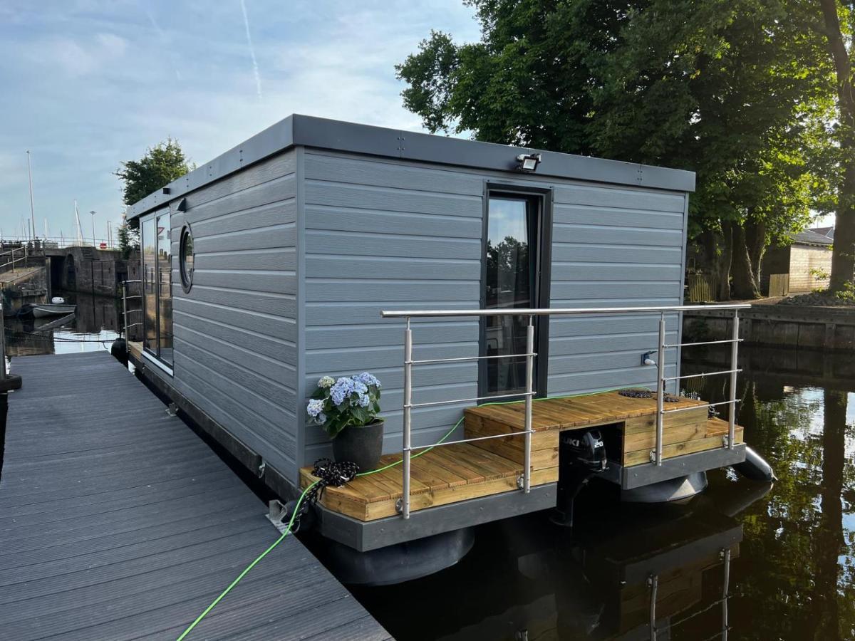 Slapen Op Het Water Apartment Zwartsluis Bagian luar foto